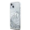 DKNY DKHCP15SLBNAET iPhone 15 / 14 / 136.1 biały/white hardcase Liquid Glitter Big Logo